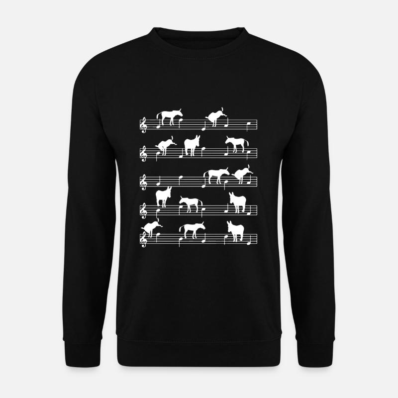 Musicien d'âne - Sweat-shirt Unisexe - noir