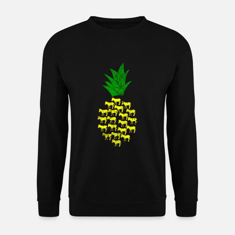 Donkey pineapple - Unisex Sweatshirt - black
