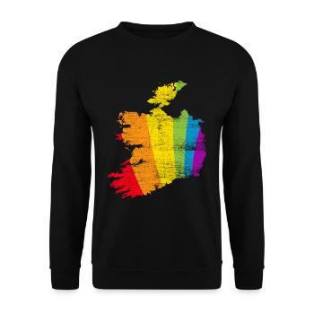 Irlande - Sweat-shirt Unisexe - noir - Devant - Alina (178cm) & Michal (187cm)