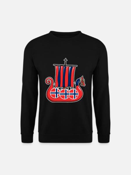 Norway history - Unisex Sweatshirt - black