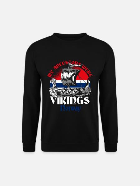Norway Vikings - Unisex Sweatshirt - black