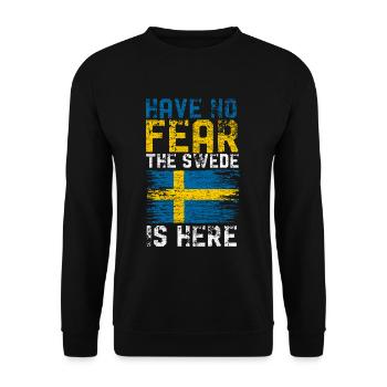 Suède Suédois - Sweat-shirt Unisexe - noir - Devant - Alina (178cm) & Michal (187cm)