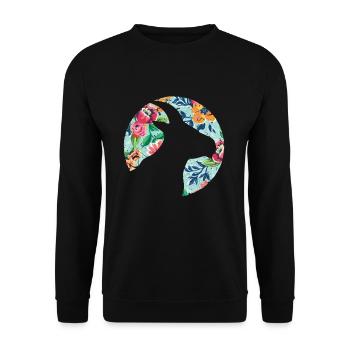 Goat farm - Unisex Sweatshirt - black - Front - Alina (178cm) & Michal (187cm)