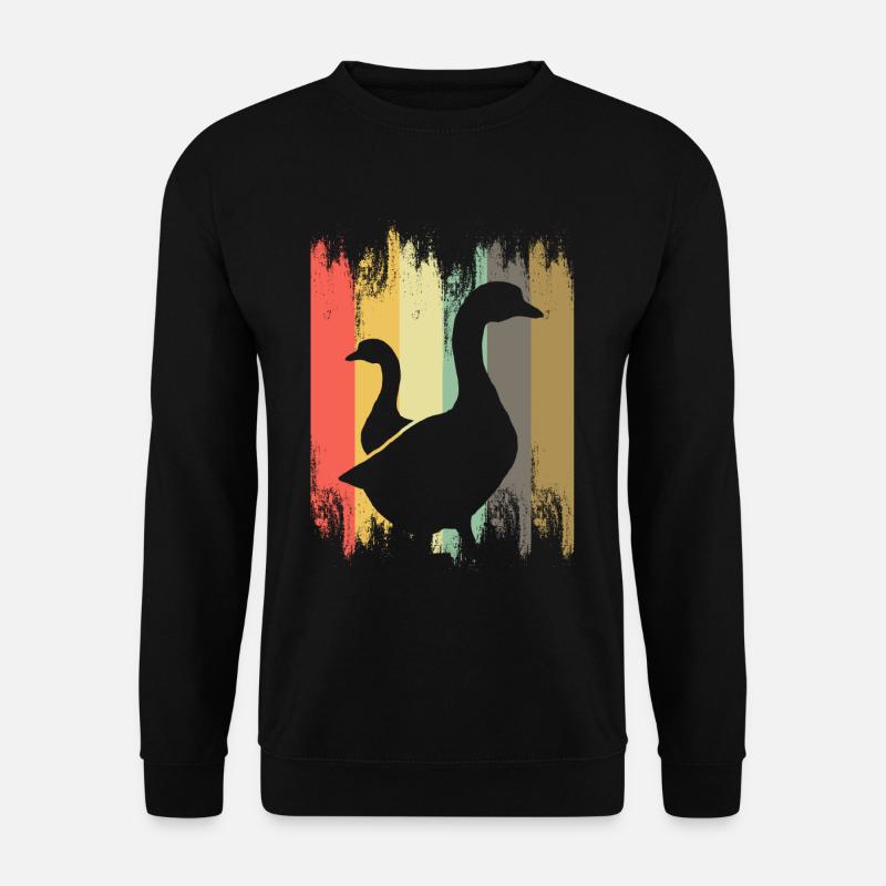 Gans - Unisex Pullover - Schwarz