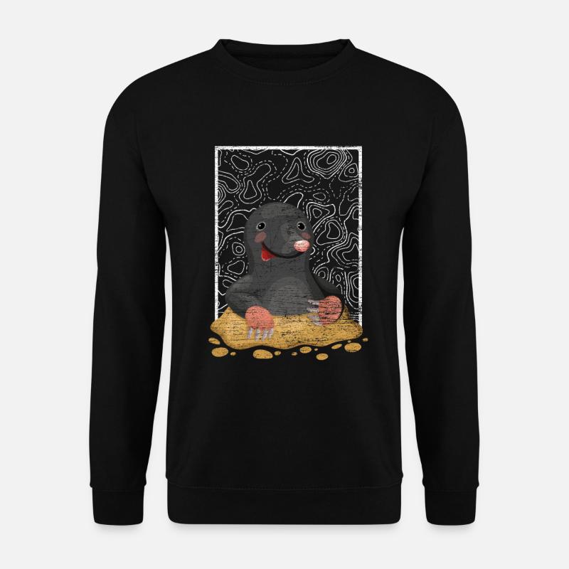 Mole Surface - Unisex Sweatshirt - black