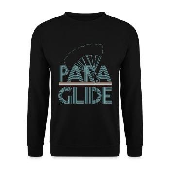 Paragliding - Unisex Pullover - Schwarz - Vorne - Alina (178cm) & Michal (187cm)