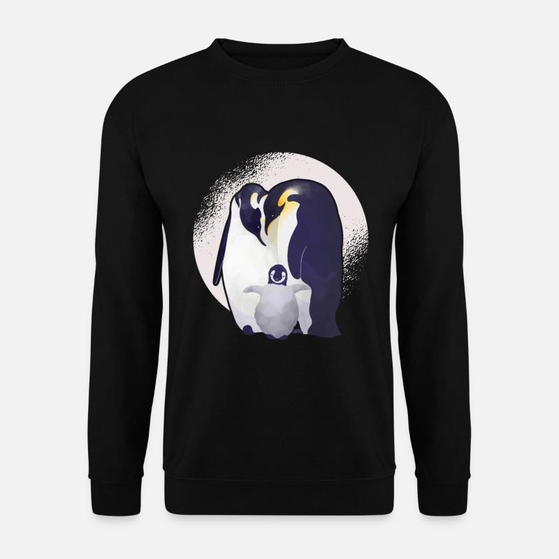 penguin - Unisex Sweatshirt - black