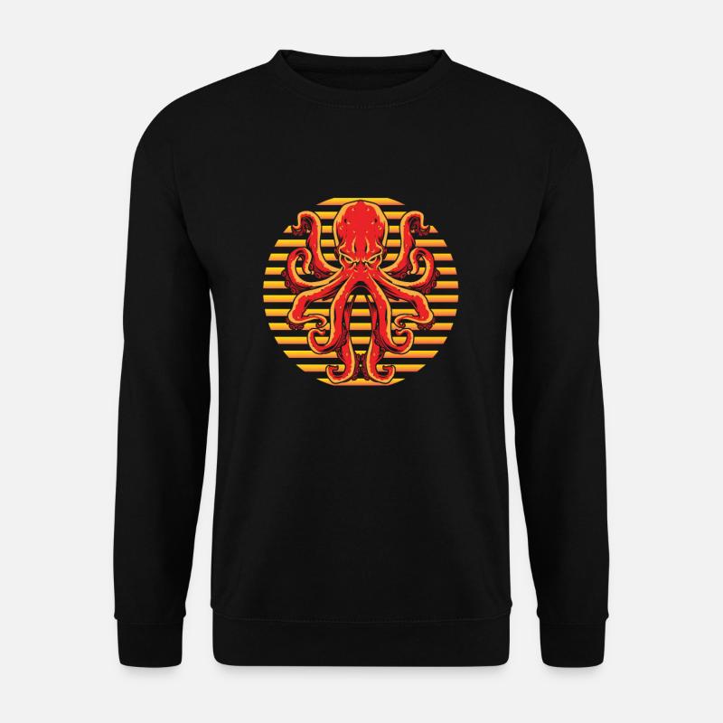 Octopus sea creatures - Unisex Sweatshirt - black