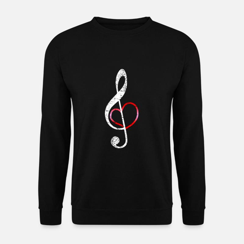 Musical Gesang - Unisex Pullover - Schwarz