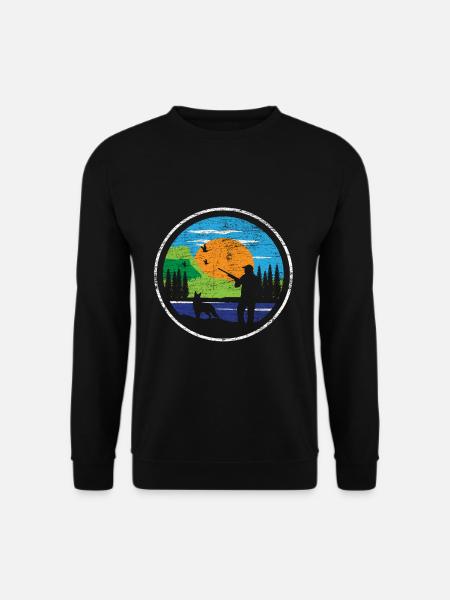 Hunting dog hunting - Unisex Sweatshirt - black