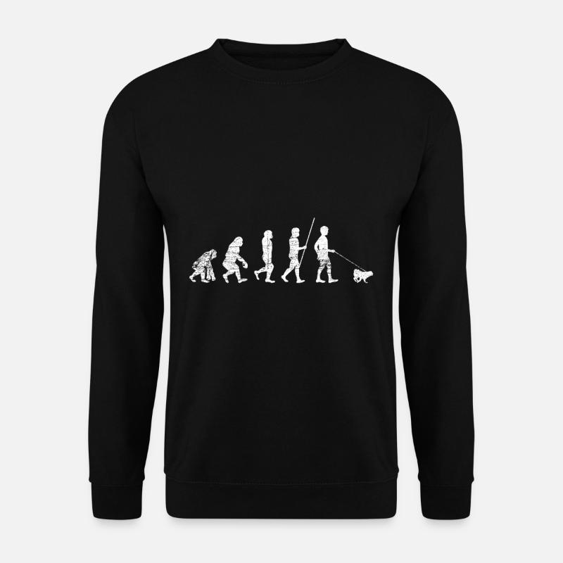 Evolution du carlin - Sweat-shirt Unisexe - noir