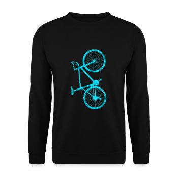 Fahrrad Sport - Unisex Pullover - Schwarz - Vorne - Alina (178cm) & Michal (187cm)