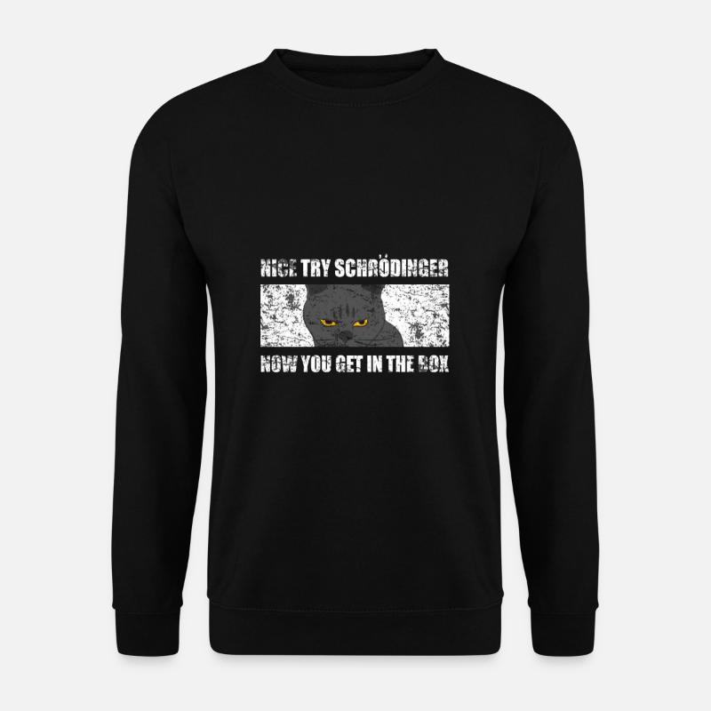 Physics Schrödinger's cat - Unisex Sweatshirt - black