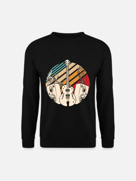 Bassgitarre - Unisex Pullover - Schwarz