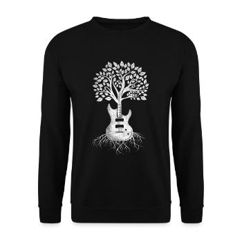 Guitar origin - Unisex Sweatshirt - black - Front - Alina (178cm) & Michal (187cm)
