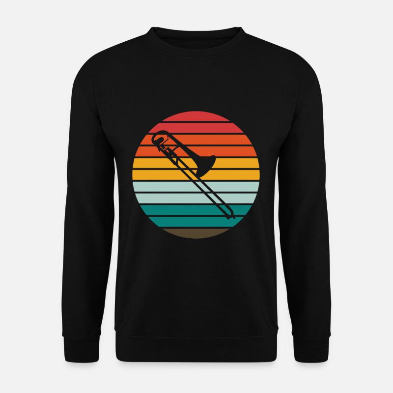 trombone - Unisex Sweatshirt - black