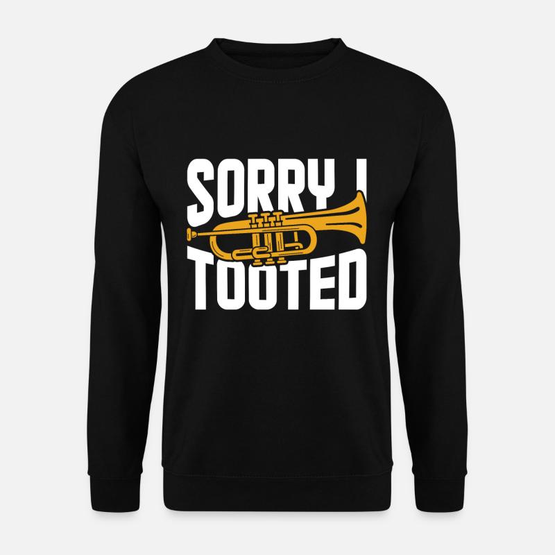 Trompete - Unisex Pullover - Schwarz