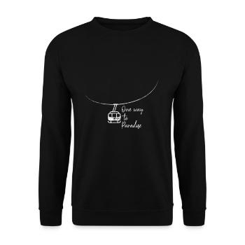 Snowboarden - Unisex Pullover - Schwarz - Vorne - Alina (178cm) & Michal (187cm)