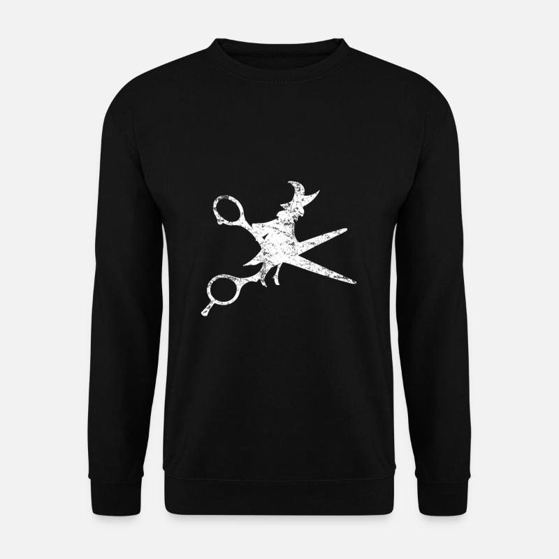 Friseurin Hexe - Unisex Pullover - Schwarz