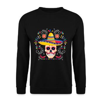 Mexiko - Unisex Pullover - Schwarz - Vorne - Alina (178cm) & Michal (187cm)