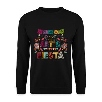 Mexico Fiesta - Unisex Sweatshirt - black - Front - Alina (178cm) & Michal (187cm)