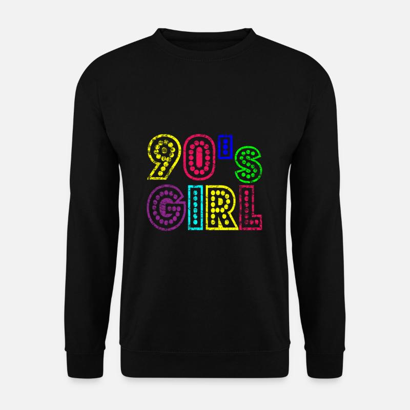 90er Mädchen - Unisex Pullover - Schwarz