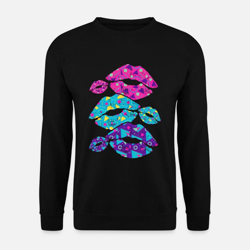 Mode des années 80 - Sweat-shirt Unisexe - noir