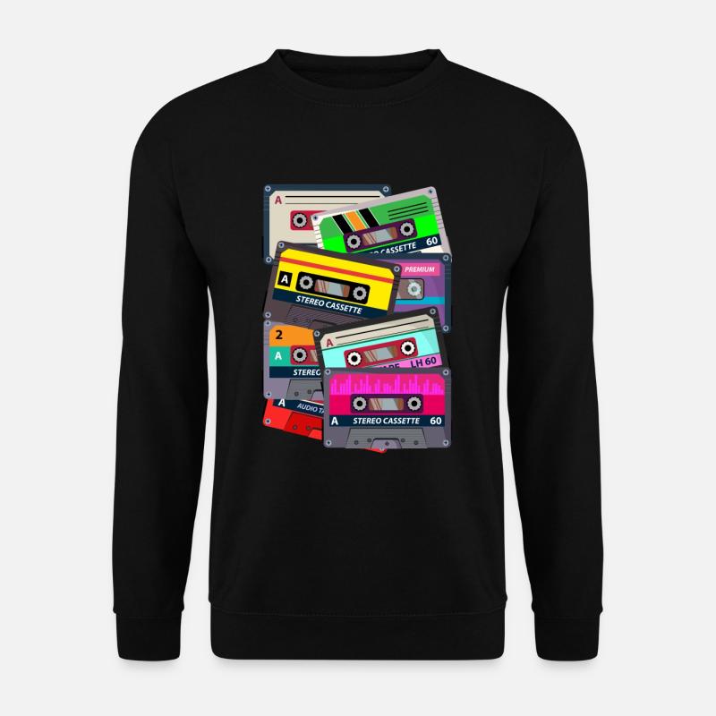 80er Musik - Unisex Pullover - Schwarz