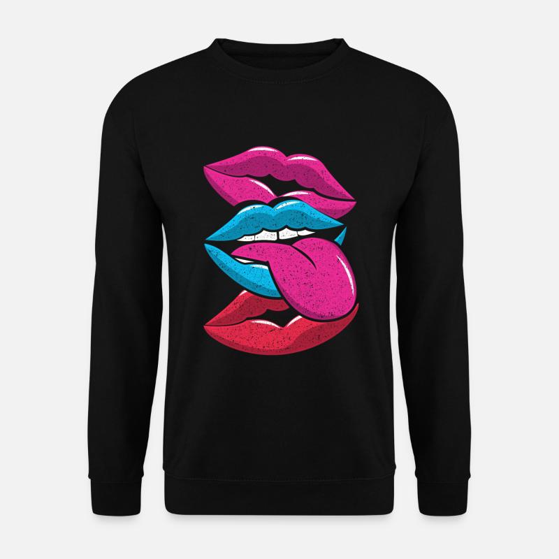 90er Jahre - Unisex Pullover - Schwarz