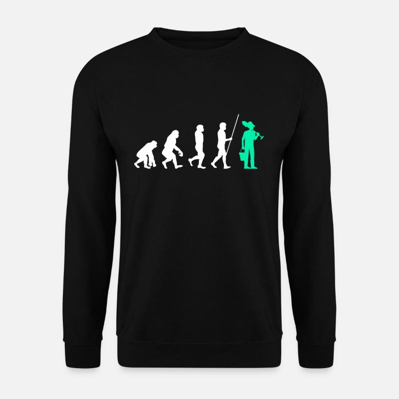 Evolution Jardinier - Sweat-shirt Unisexe - noir