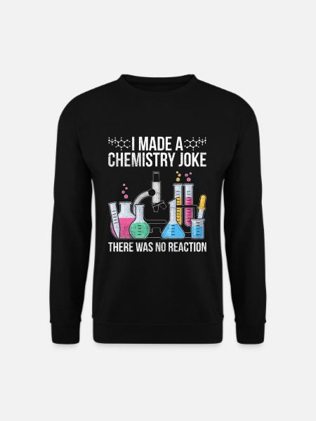 Chemistry jokes - Unisex Sweatshirt - black
