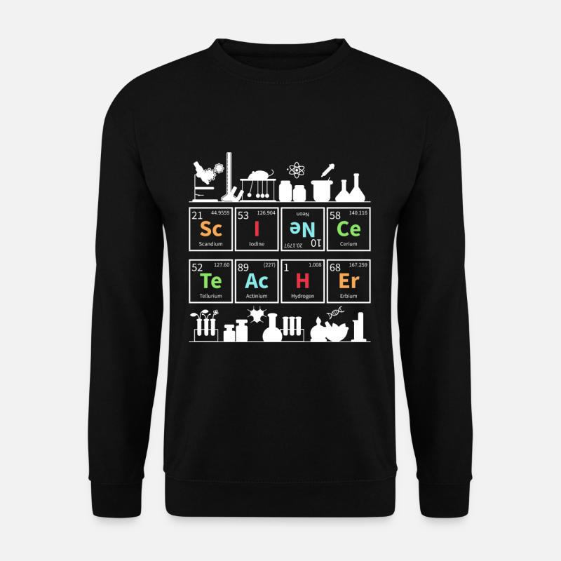 Lehrer Wissenschaft - Unisex Pullover - Schwarz