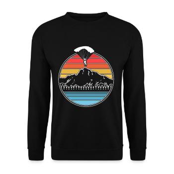 Paragliding - Unisex Pullover - Schwarz - Vorne - Alina (178cm) & Michal (187cm)