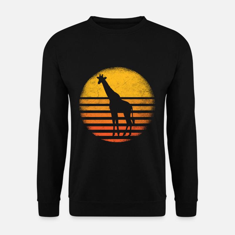 Giraffe - Unisex Pullover - Schwarz