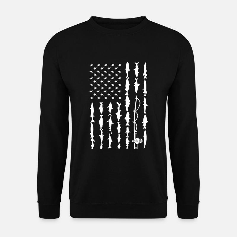Drapeau poisson - Sweat-shirt Unisexe - noir