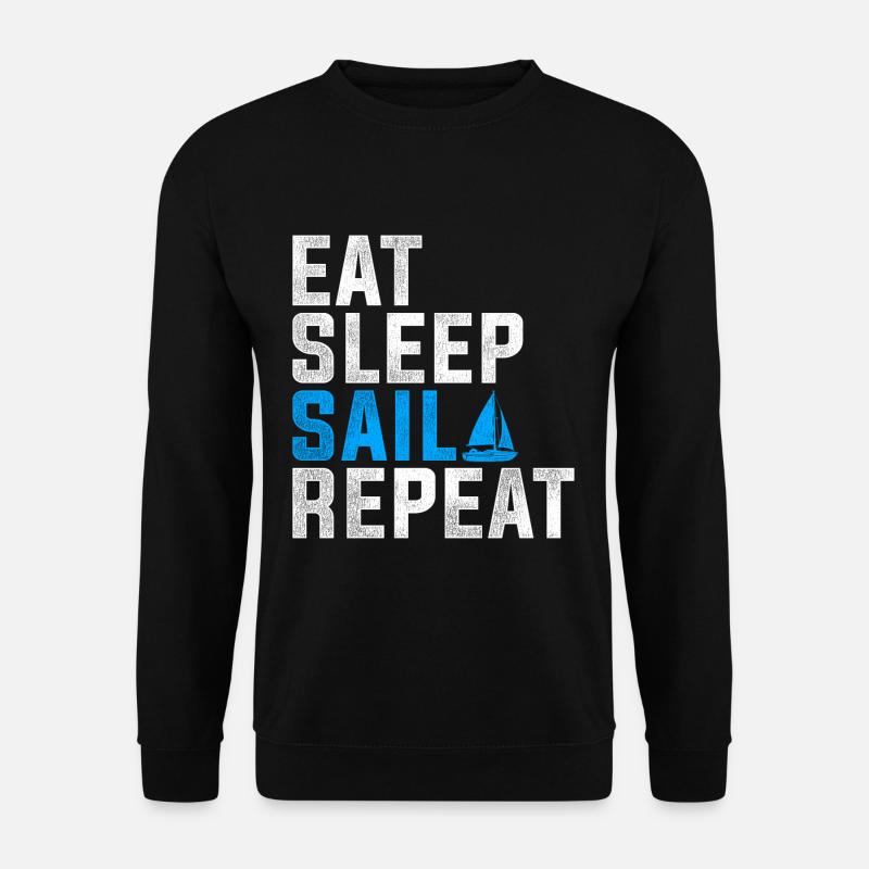 Segeln - Unisex Pullover - Schwarz