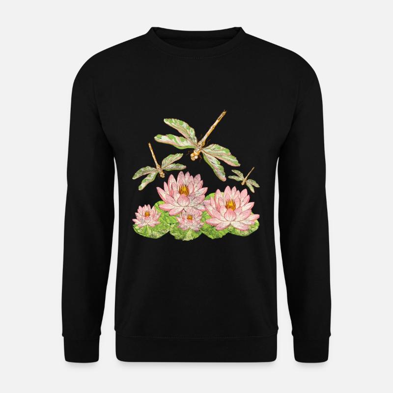 Libellen - Unisex Pullover - Schwarz