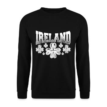 Irlande - Sweat-shirt Unisexe - noir - Devant - Alina (178cm) & Michal (187cm)