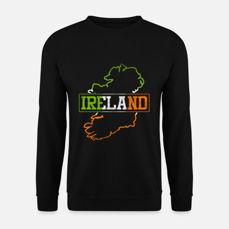 Irland - Unisex Pullover - Schwarz