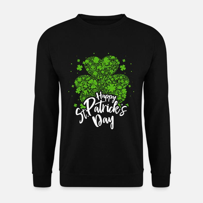 Saint Patricks Day Heimat Irland - Unisex Pullover - Schwarz