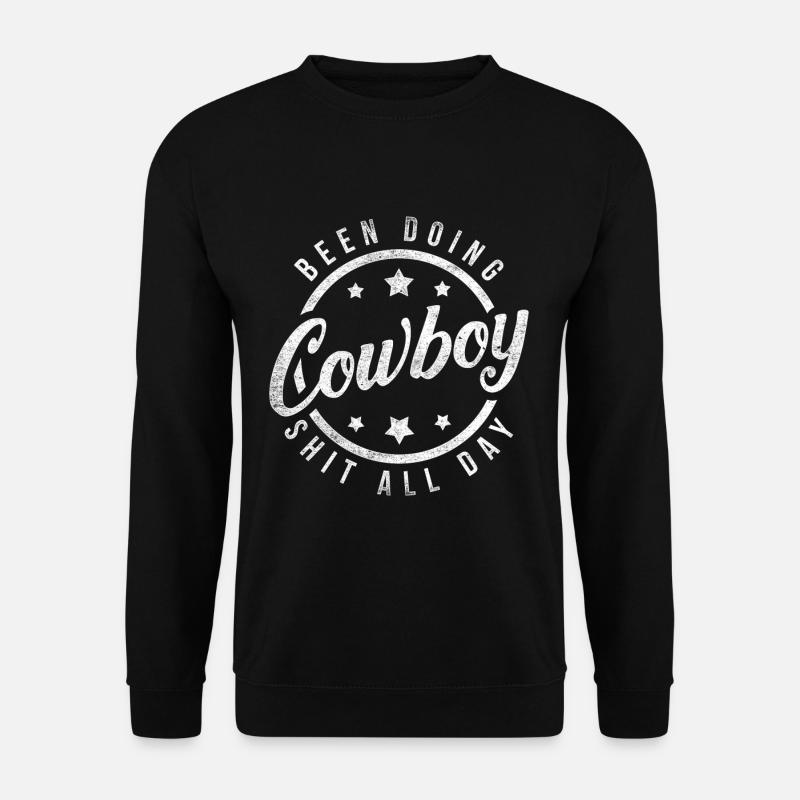 Cowboy Country Pferd - Unisex Pullover - Schwarz