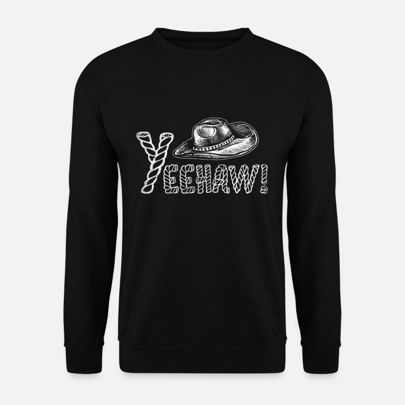 Cowboy cowboy hat - Unisex Sweatshirt - black