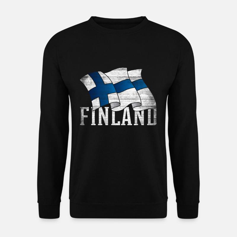 Finland - Unisex Pullover - Schwarz