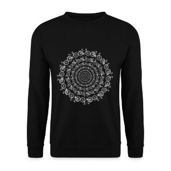 Vélo Pédale Hobby - Sweat-shirt Unisexe - noir - Devant - Alina (178cm) & Michal (187cm)