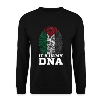 Palestine country independence - Unisex Sweatshirt - black - Front - Alina (178cm) & Michal (187cm)