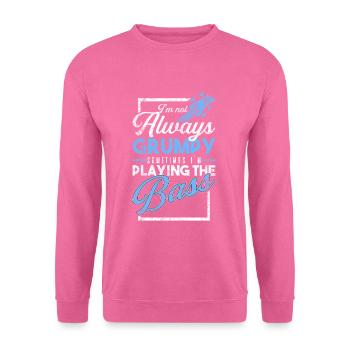 Basse - Sweat-shirt Unisexe - rose - Devant