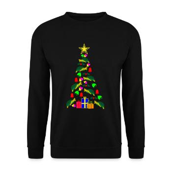 Turtle Christmas Gift - Unisex Sweatshirt - black - Front - Alina (178cm) & Michal (187cm)