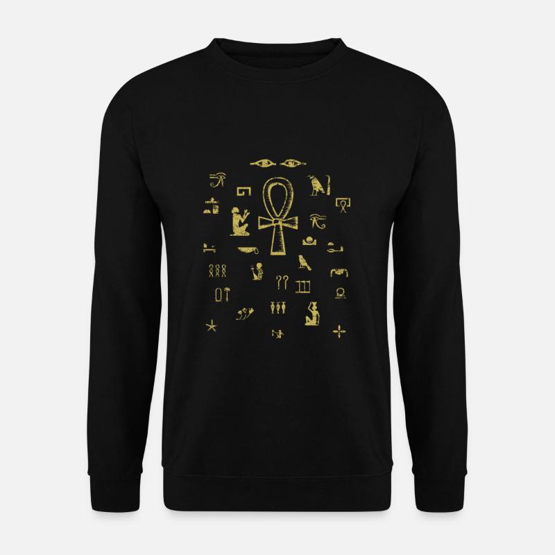Ägypten Hieroglyphe - Unisex Pullover - Schwarz