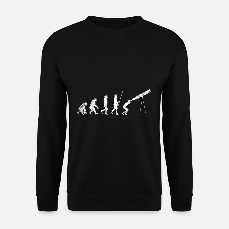 Evolution de l'astronomie - Sweat-shirt Unisexe - noir
