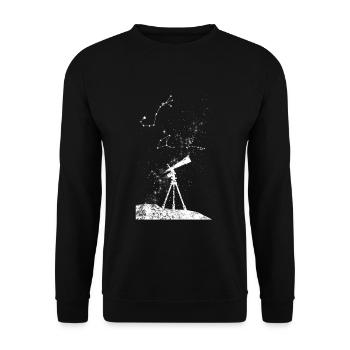 Astronomie - Unisex Pullover - Schwarz - Vorne - Alina (178cm) & Michal (187cm)